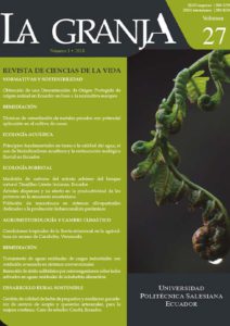 «La Granja» es una publicación científica bilingüe de la Universidad Politécnica Salesiana de Ecuador especializada en Ciencias Ambientales, de la Tierra y sus líneas transdisciplinares como Biotecnología, Ciencias Agropecuarias y Desarrollo Sustentable, entre otras