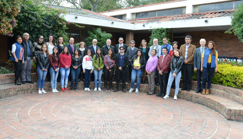 The board of directors  and professors of the fundación Universitaria Salesiana, Colombia gave a warm welcome to the new students of the Pharmaceutical Chemistry career