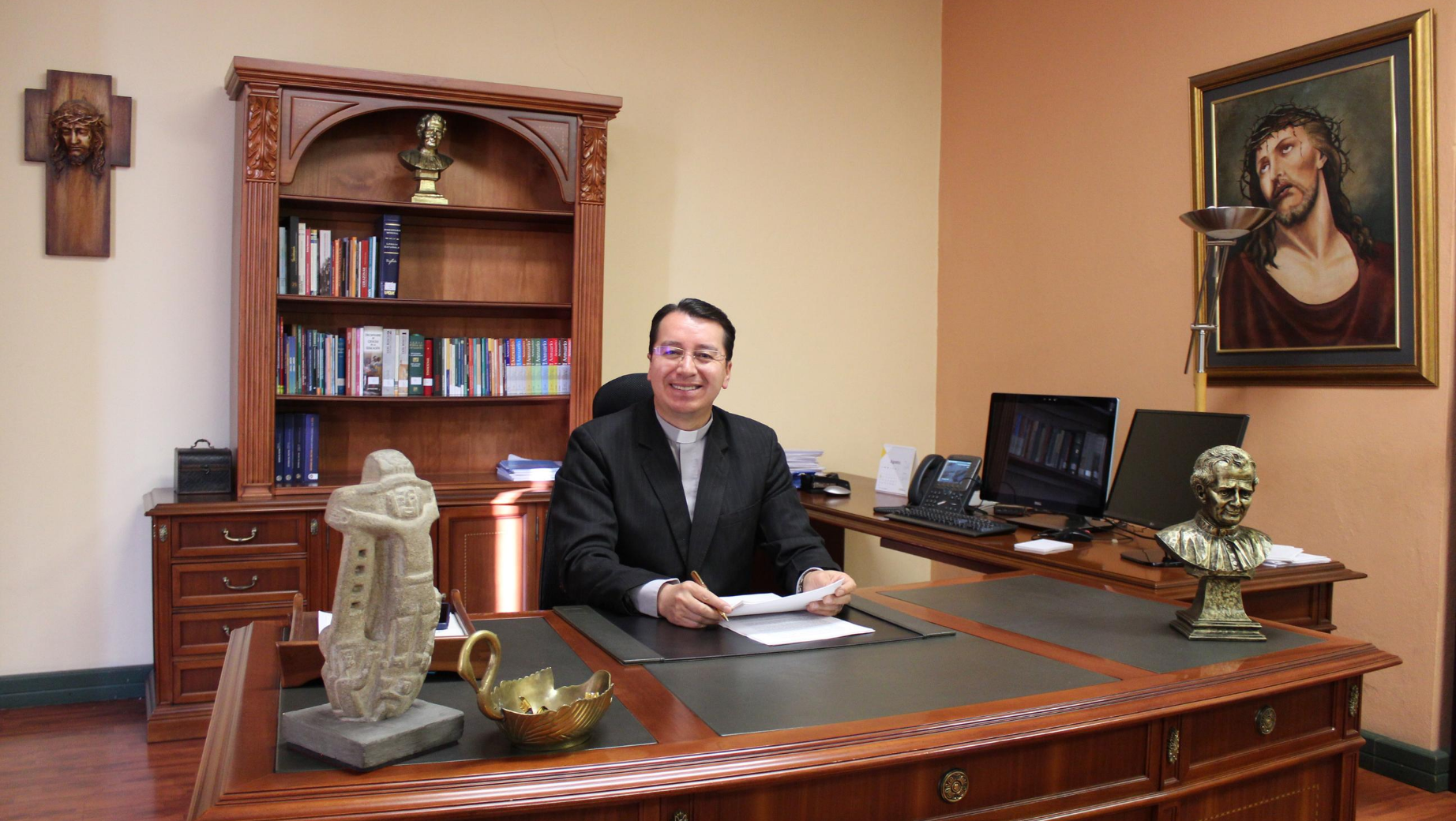 Father Juan Cárdenas Tapia, sdb. is the new Rector of the Salesian Polytechnic University of Ecuador
