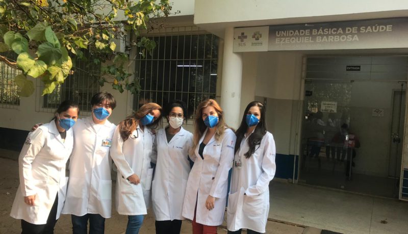 Unisalesiano Medical students return to clinical activities within the IESC program, Brasil