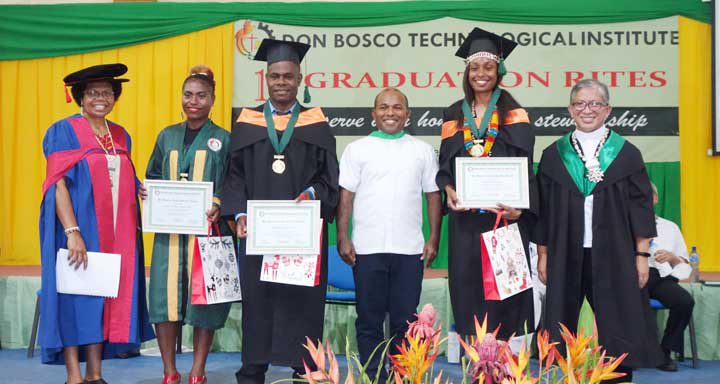 The Don Bosco Technological Institute celebrated the 19th Graduation Rite on Thursday 3 December, Port Moresby, Papua New Guinea