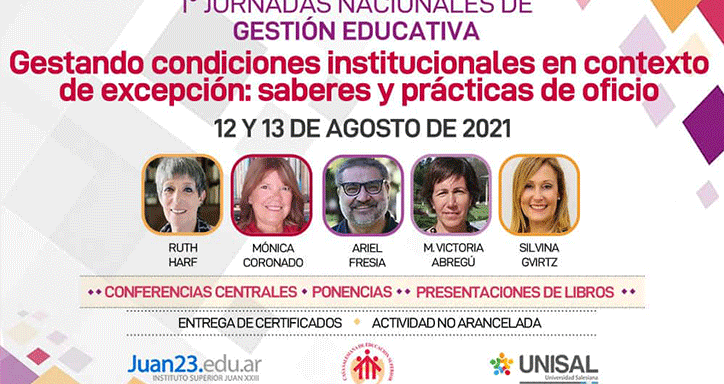 ARGENTINA: 1º JORNADAS DE GESTIÓN EDUCATIVA