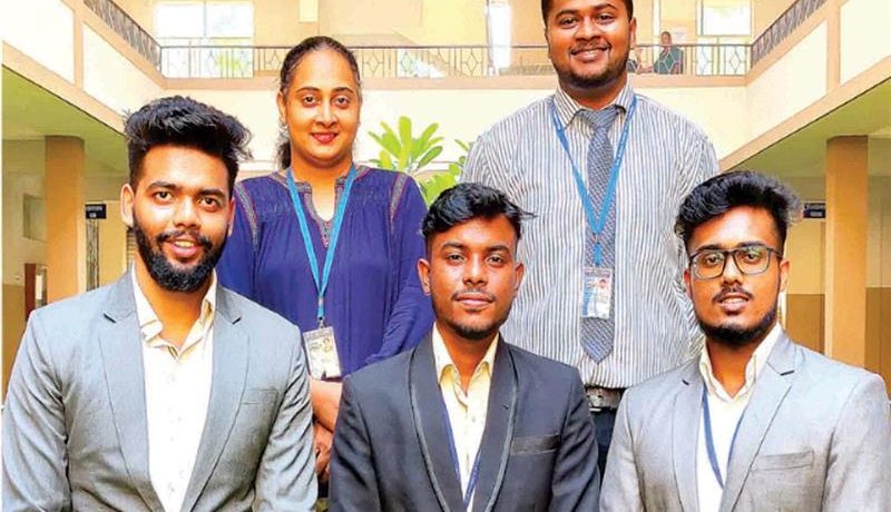 students of the Department of Electronics and Telecommunication at Don Bosco College of Engineering (DBCE) Fatorda, Goa, was adjudged the best project at the 5th National Level IEEE Project Competition organized by Geetha Shishu Shikshana Sangha (GSSS) Institute of Engineering and Technology for Women, Mysuru, on June 26, 2021.