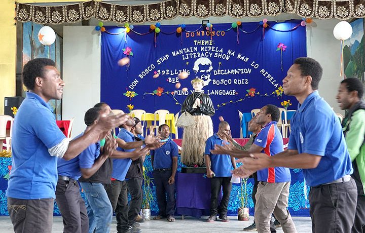 The Academic community of Don Bosco Simbu Technical College celebrates annual Don Bosco Foundation Week, Papua New Guinea.