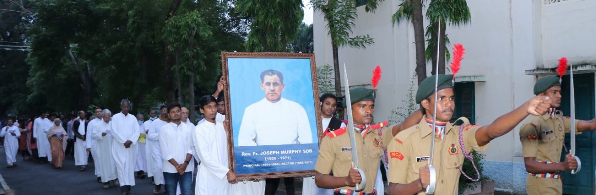 the academic community of Sacred Heart College, Tirupathur remembers Legendary Salesian Educator Father Joseph Murphy