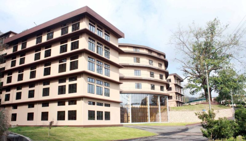 newly constructed Academic Block christened ‘Centenary Block’, Assam Don Bosco University, India
