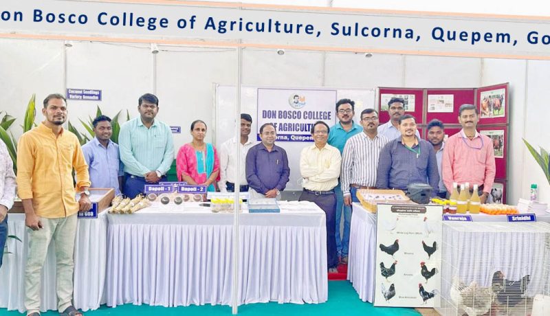 Don Bosco College of Agriculture (DBCA), Sulcorna participates in Krishi Mahotsav 2021-22