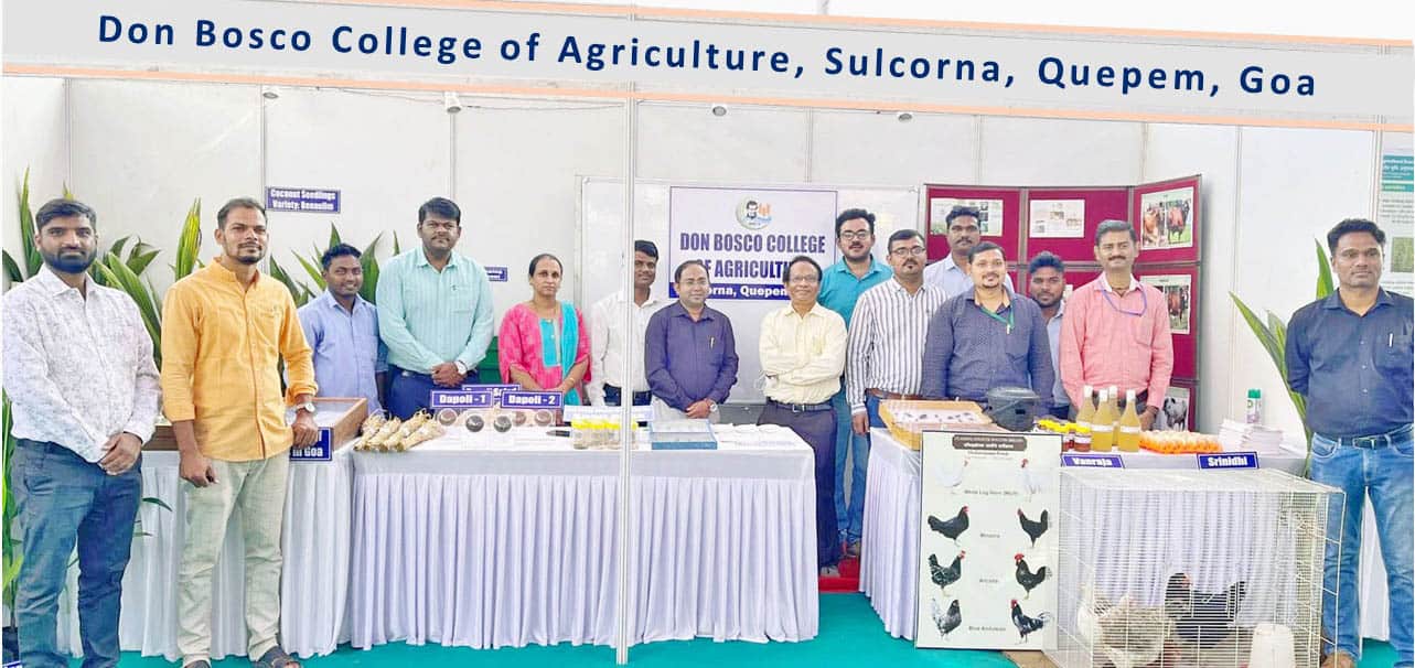 Don Bosco College of Agriculture (DBCA), Sulcorna participates in Krishi Mahotsav 2021-22