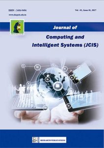 Journal of Computing and Intelligent Systems (JCIS), Sacred Heart College (Autonomous)