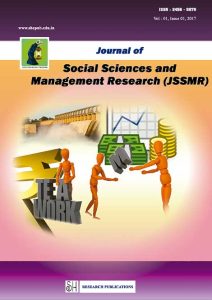 Journal of Social Sciences and Management Research (JSSMR), Sacred Heart College (Autonomous)