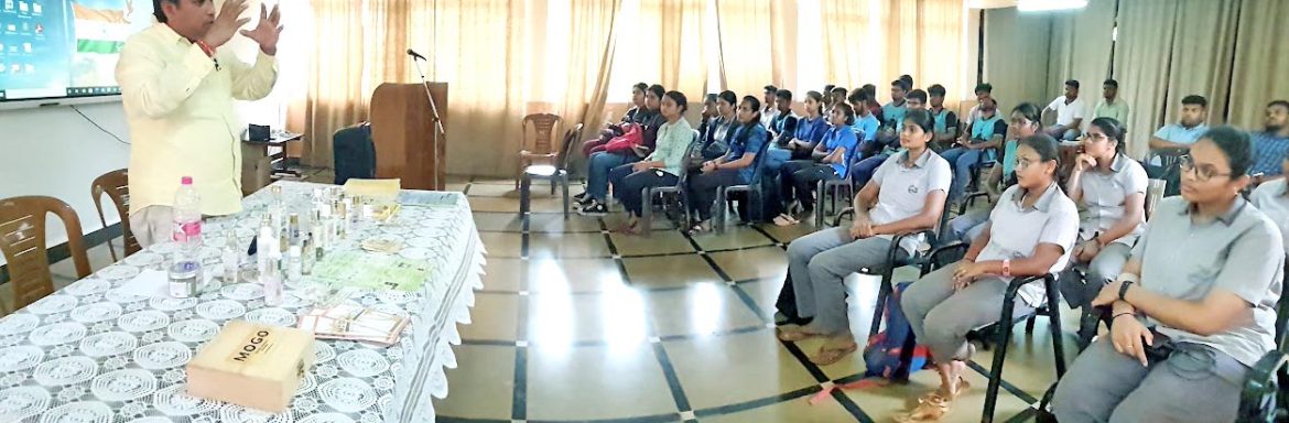 Don Bosco College of Agriculture Holds Seminar on Virgin Coconut Oil, presented by Paresh Shetgaonkar, founder member of My Old Goa Oils, Verna, Goa