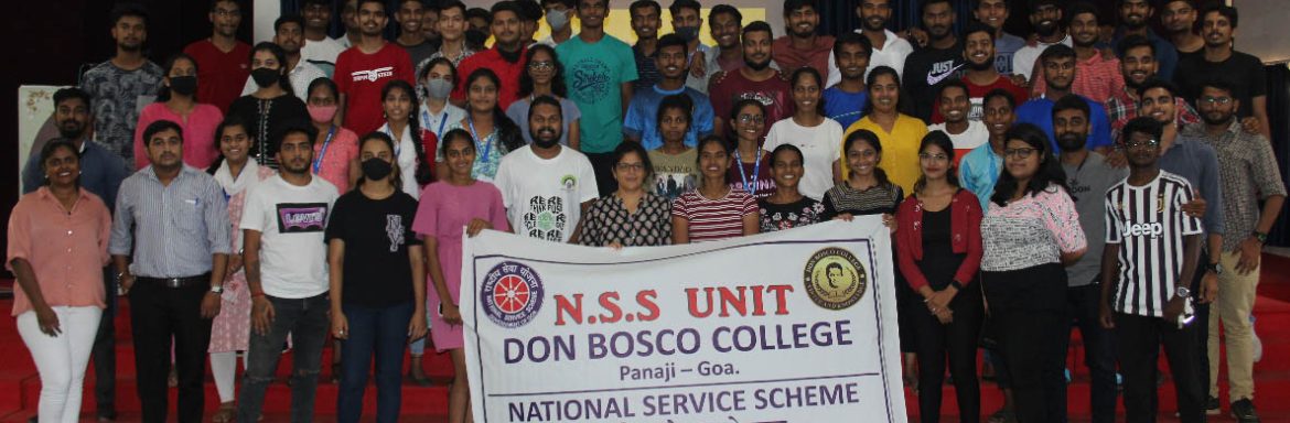 The National Social Service (NSS) unit of Don Bosco College (DBC), Panjim session on Solid Waste Management and Sustainability, India