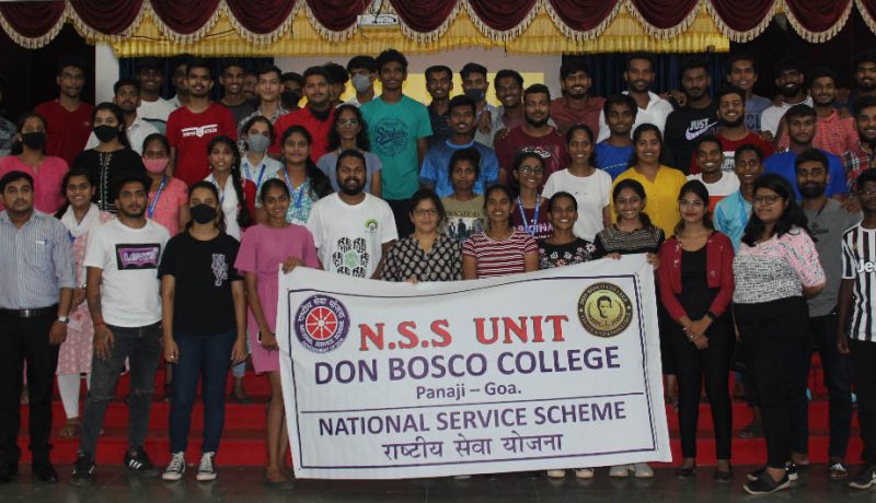 The National Social Service (NSS) unit of Don Bosco College (DBC), Panjim session on Solid Waste Management and Sustainability, India