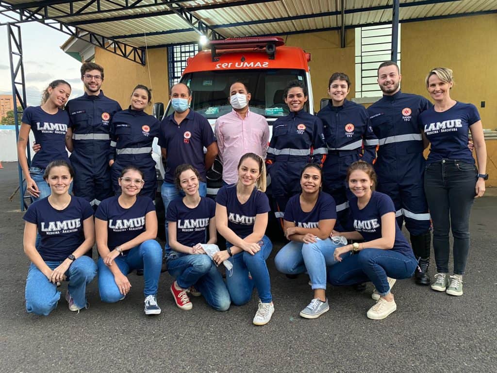 Brasil - De forma inédita, SAMU se torna campo de estágio para acadêmicos de Medicina do UniSALESIANO