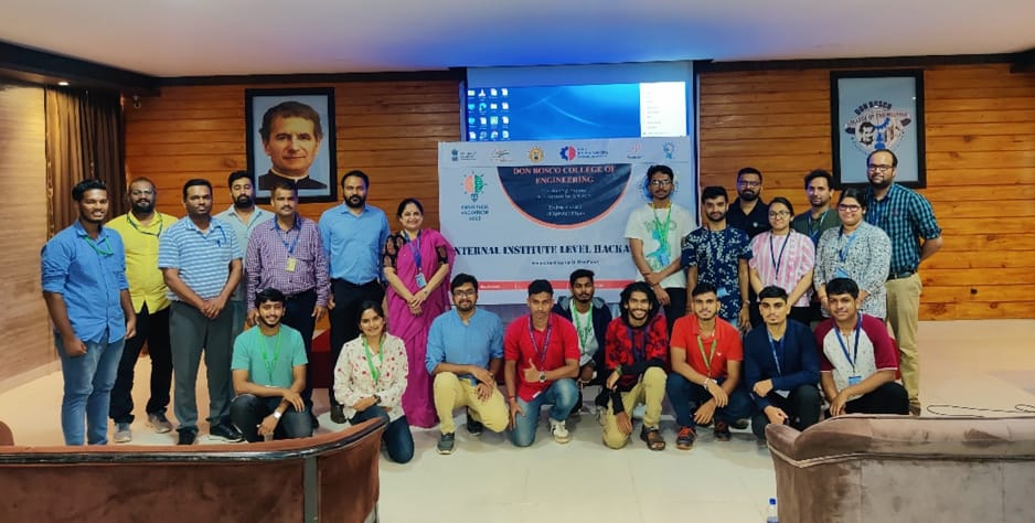 Two teams (Team Green Ribbon Army, Team Syntax Terminators) from Don Bosco College Of Engineering, Fatorda selected for the Grand Finale of Smart India Hackathon 2022