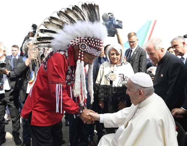 "Caminando juntos": el viaje del Papa Francisco bajo la bandera de la reconciliación y el consuelo en Canadá