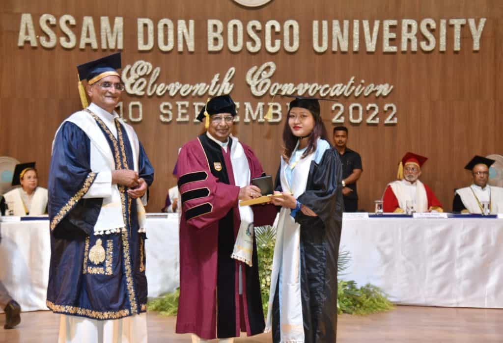 India - Take up any job, Be a risk-taker, says Assam Governor to students at the Assam Don Bosco University convocation