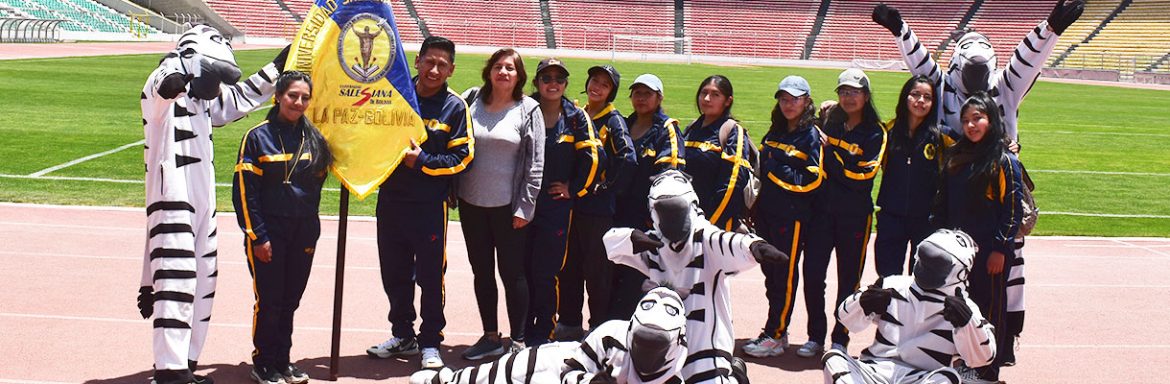 Carrera de Psicomotricidad de Universidad Salesiana de Bolivia gana medalla por su participación en Olimpiadas Infantiles