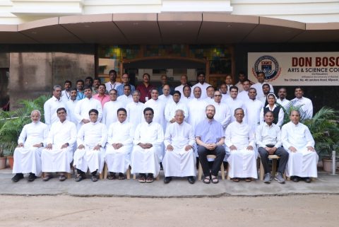 Rectors, Principals, and Directors of the IUS in South Asia enter Day 1 of the Leadership formation workshop in the ongoing IUS South Asia Continental Conference & Workshop 2022