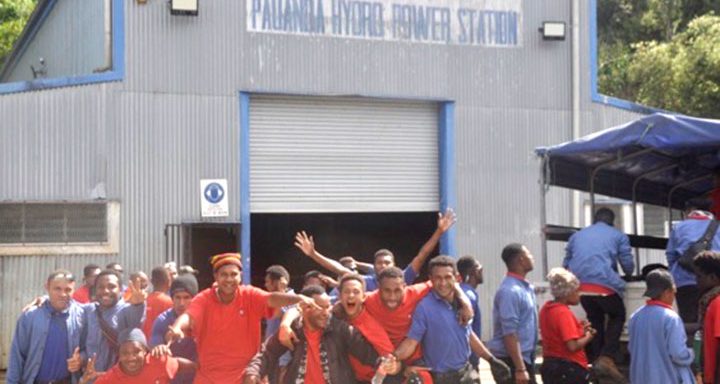 Don Bosco Simbu Technical College Students visit Pauanda Hydro Power Station,Papua New Guinea