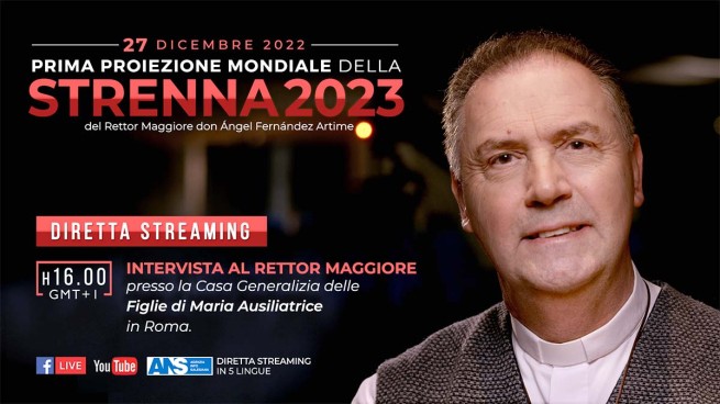 Presentazione della Strenna 2023 del Rettor Maggiore Don Ángel Fernández Artime