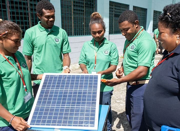 Don Bosco Technological Institute, Port Moresby is part of the PGS Solar Energy Project