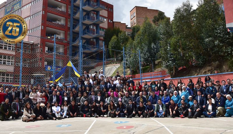 Celebrando unidos 25 años de fundación de la Universidad Salesiana de Bolivia