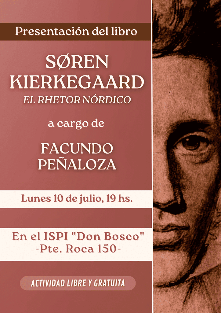 Argentina  - Presentación del libro "Søren Kierkegaard, el rhetor nórdico" en el Instituto Superior Don Bosco