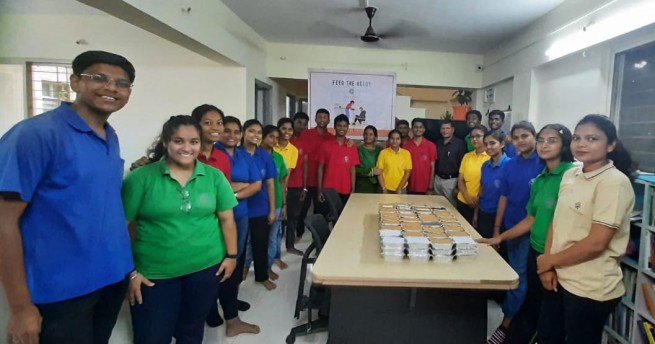 Feed the Needy Drive by Don Bosco Junior College Pune
