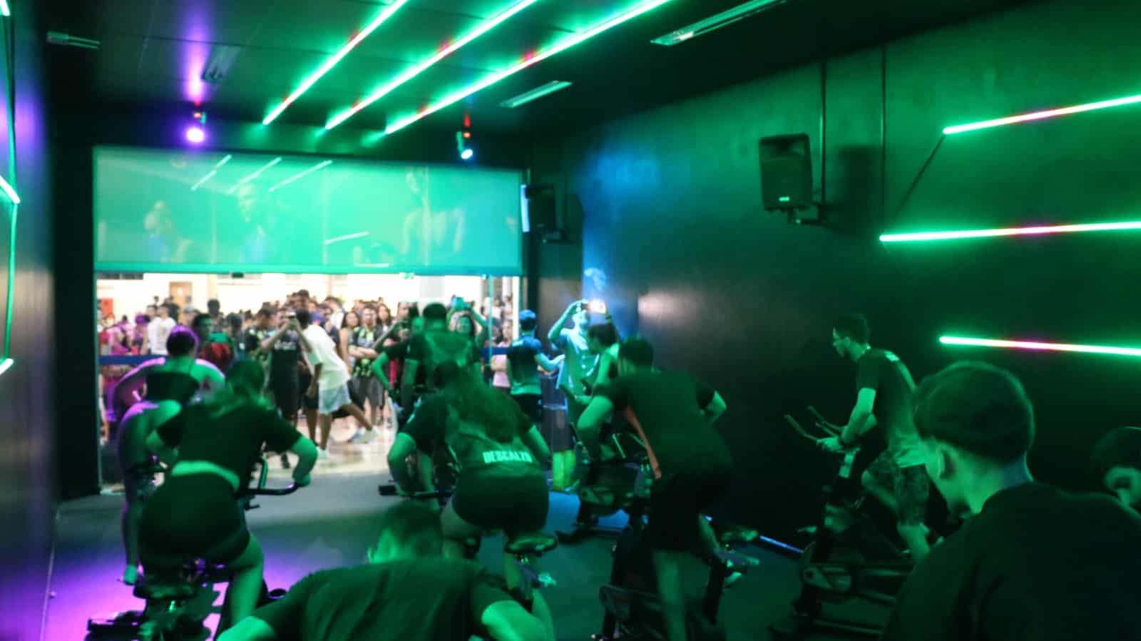 O UniSALESIANO inaugurou a Sala de Spinning, na manhã do dia 20 de setembro, Araçatuba, Brasil