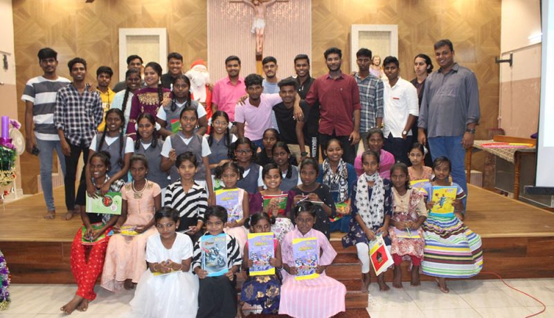 Jingle Hopes Christmas Orphanage visit by Don Bosco Arts & Science College