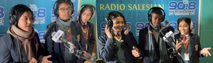 India - Salesian College Siliguri students promote Development Goals through Radio Drama