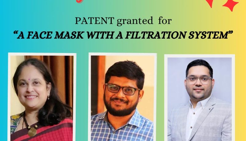 - Professor and Principal, Don Bosco College of Engineering (DBCE) Dr Neena Panandikar, Assistant Professor, Mechanical Engineering, DBCE, Gaurish Samant, and Cardiothoracic Surgeon, Dr Aneesh Lawande, were granted patent by the Indian Patent Agency for, A Face Mask with a Filtration System, developed during the COVID-19 pandemic.