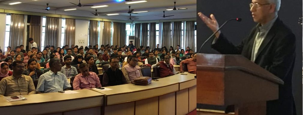 Prof. George Thadathil SDB, Director of Salesian Institutions of Higher Education (IUS) addressing the participants in Siliguri