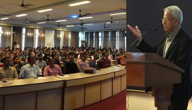 Prof. George Thadathil SDB, Director of Salesian Institutions of Higher Education (IUS) addressing the participants in Siliguri