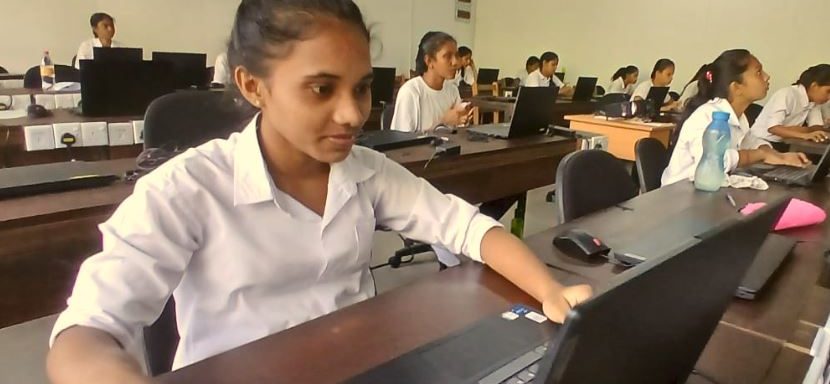 The Don Bosco Institute of Higher Vocational Education, located in the village of Metiyagane, Sri Lanka, was able to improve the computer skills of students thanks to donor funding from Salesian Missions, the U.S. development arm of the Salesians of Don Bosco. Funding enabled the institute to purchase laptops and expand its computer lab