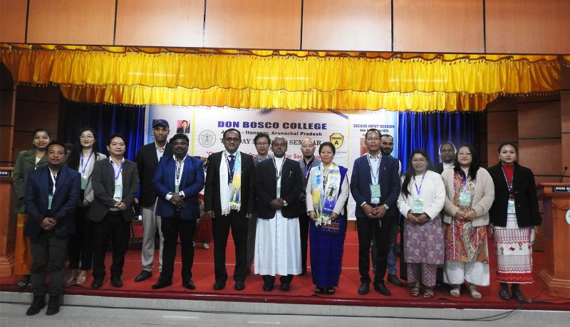 The Department of Economics at Don Bosco College Itanagar recently organized a two-day national seminar on "Challenges and Opportunities for Socio-Economic Development in Rural Areas of Northeast India." The seminar, held on February 7-8, was supported by ICSSR-NERC and Federal Bank.