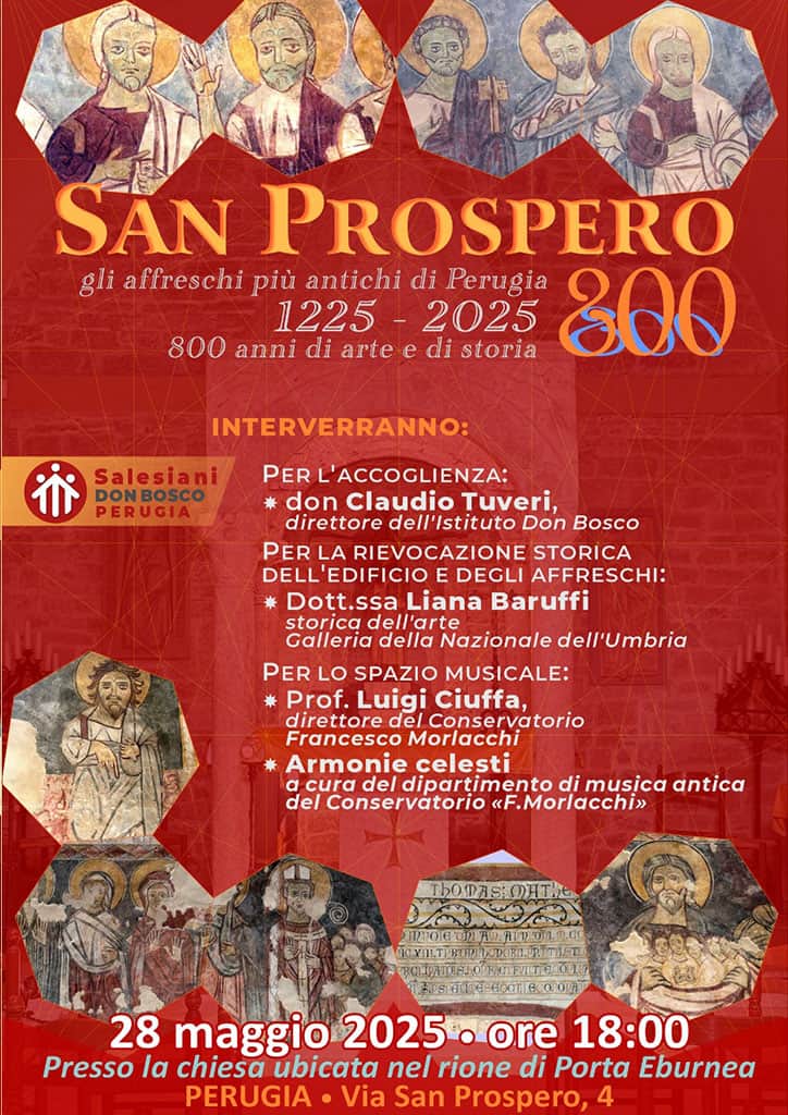 Celebrazione dei più antichi affreschi della città - San Próspero: 800 años de arte, historia y música en Perugia (1225-2025)