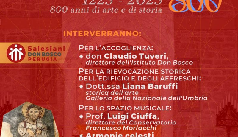San Prospero: 800 anni di arte, storia e musica a Perugia (1225–2025) Celebrazione dei più antichi affreschi della città tra spiritualità, cultura e armonie celesti