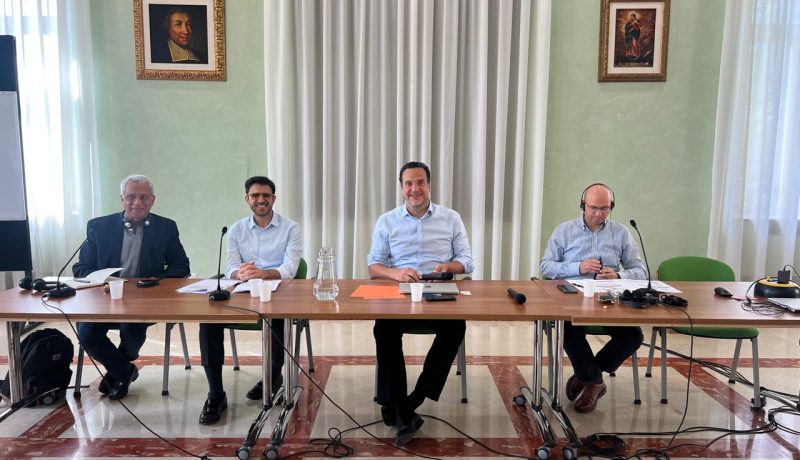 Intercongregational Panel on Catholic Higher Education took place on May 27, where Fr. George Thadathil joined Javier Llamas, representing the Marist University Network and Germán Muñoz Díaz, representing the Jesuit University Network.at the International Lasallian University Leadership Program