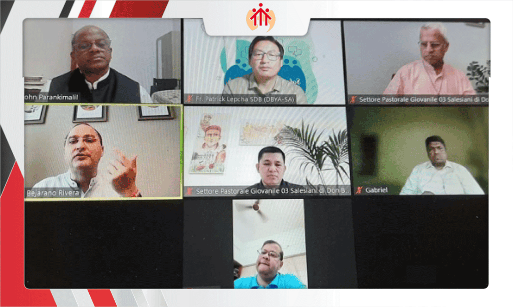 P. Rafael Bejarano se reúne en línea con los delegados juveniles de Asia Sur; P. George Thadathil es nombrado nuevo Coordinador de Pastoral Juvenil del Sur de Asia
