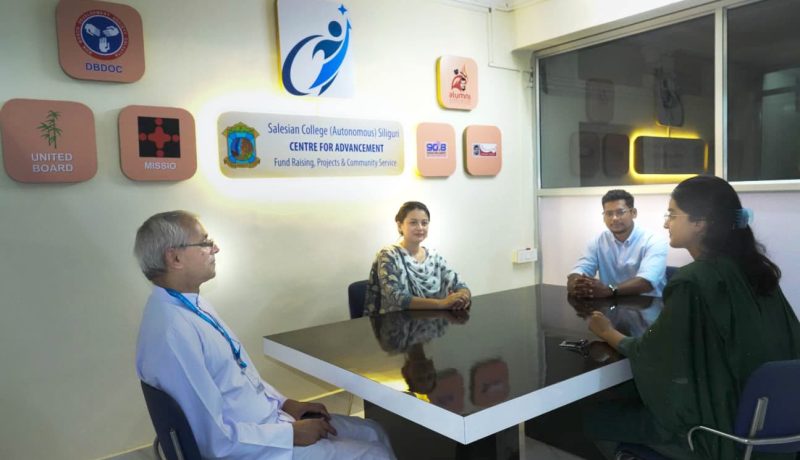 Salesian College (Autonomous), Siliguri, inaugurated its Centre for Advancement, focused on fundraising, project development, and community outreach. Fr. Dr. Tomy Augustine, Rector of the College, led the inauguration alongside the Principal, faculty, and students.