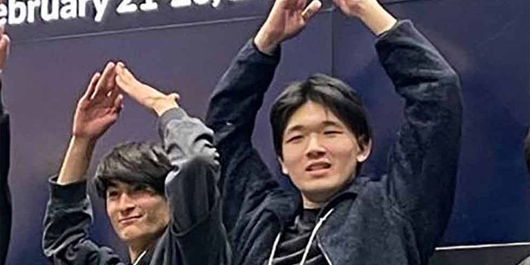 Two students from the Salesian Polytechnic College of Technology have demonstrated innovation and global vision at Builders Weekend, a three-day international hackathon held in February 2025. Miro Ogawa Vagre, a fourth-year student in the Department of Mechanical and Electronic Engineering, and Kei Takahara, a fourth-year student in the Department of Electrical Engineering, joined team “FUJI” alongside four industry professionals they met during the event. Together, they developed “AiVoC”, an AI-powered language learning application that won a corporate award.