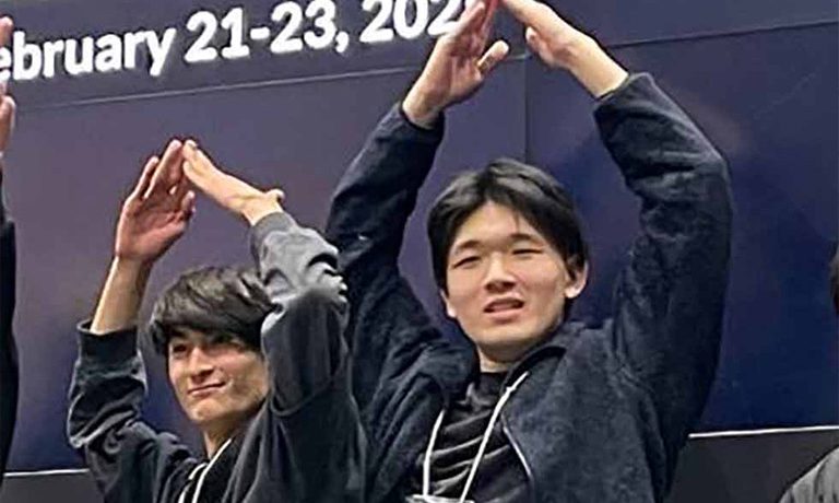 Two students from the Salesian Polytechnic College of Technology have demonstrated innovation and global vision at Builders Weekend, a three-day international hackathon held in February 2025.     Miro Ogawa Vagre, a fourth-year student in the Department of Mechanical and Electronic Engineering, and Kei Takahara, a fourth-year student in the Department of Electrical Engineering, joined team “FUJI” alongside four industry professionals they met during the event. Together, they developed “AiVoC”, an AI-powered language learning application that won a corporate award.