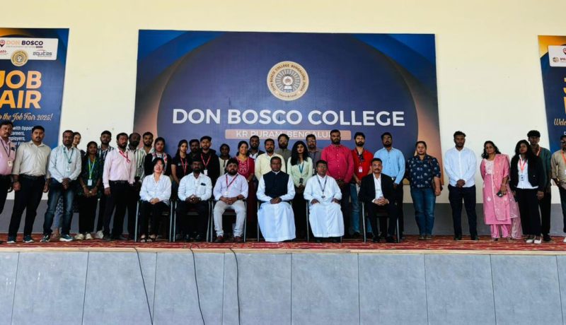 The Don Bosco Job Placement Network (JPN), under the aegis of BREADS – Career Guidance and Job Placement Services and Don Bosco College Bengaluru, organized a successful Job Fair on October 25 at Don Bosco College, KR Puram. The event aimed to connect young job seekers with reputed employers and create meaningful career pathways for the youth.