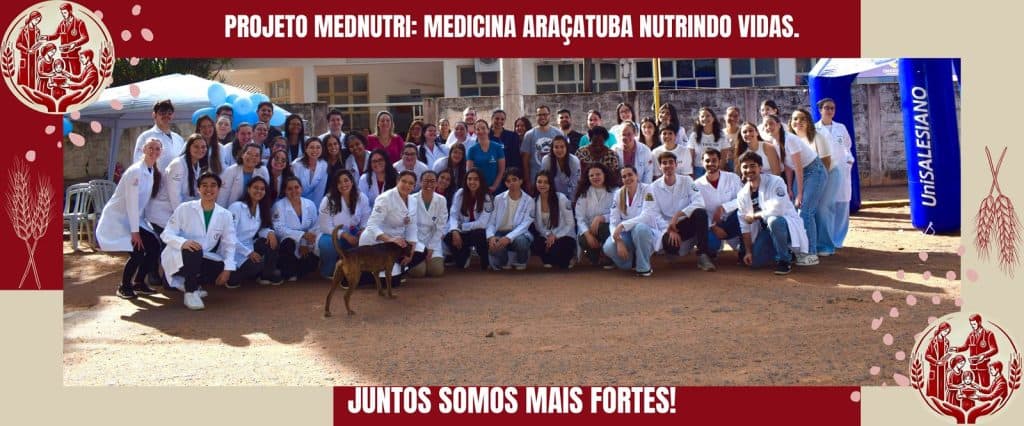 Brasil - UniSALESIANO: Projeto MedNutri realiza ação solidária e arrecada mais de uma tonelada de alimentos em Araçatuba