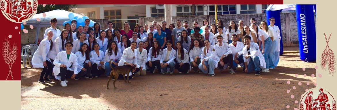 O Projeto de Extensão “Medicina Araçatuba Nutrindo Vidas” (MedNutri), do UniSALESIANO, realizou no dia 25 de outubro mais uma importante ação social no bairro Engenheiro Taveira, em Araçatuba, reunindo acadêmicos e profissionais de diferentes áreas da saúde em um dia inteiro de atendimentos, solidariedade e compromisso humano. A ação aconteceu das 8h às 18h, levando acolhimento e serviços de saúde à comunidade local.