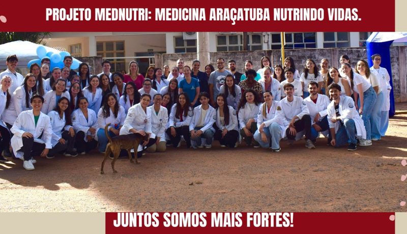 O Projeto de Extensão “Medicina Araçatuba Nutrindo Vidas” (MedNutri), do UniSALESIANO, realizou no dia 25 de outubro mais uma importante ação social no bairro Engenheiro Taveira, em Araçatuba, reunindo acadêmicos e profissionais de diferentes áreas da saúde em um dia inteiro de atendimentos, solidariedade e compromisso humano. A ação aconteceu das 8h às 18h, levando acolhimento e serviços de saúde à comunidade local.
