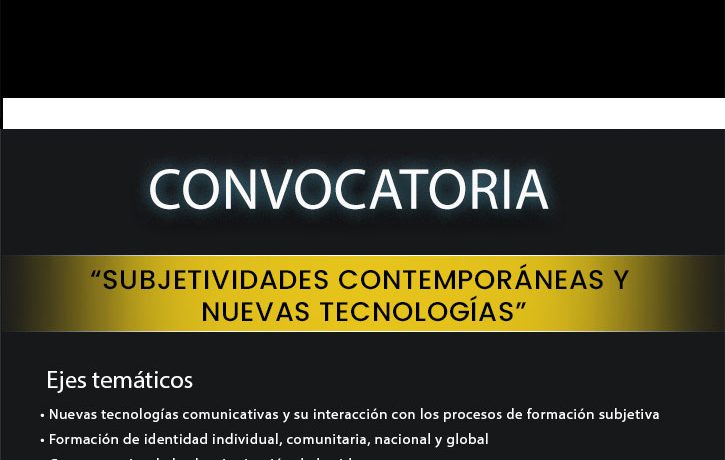 La publicación, Vitam. Revista de Investigación en Humanidades, publicación arbitrada de la Universidad Salesiana México, invita a investigadores, académicos y estudiantes de posgrado a enviar artículos para su próximo número, dedicado al tema: “Subjetividades contemporáneas y nuevas tecnologías.”