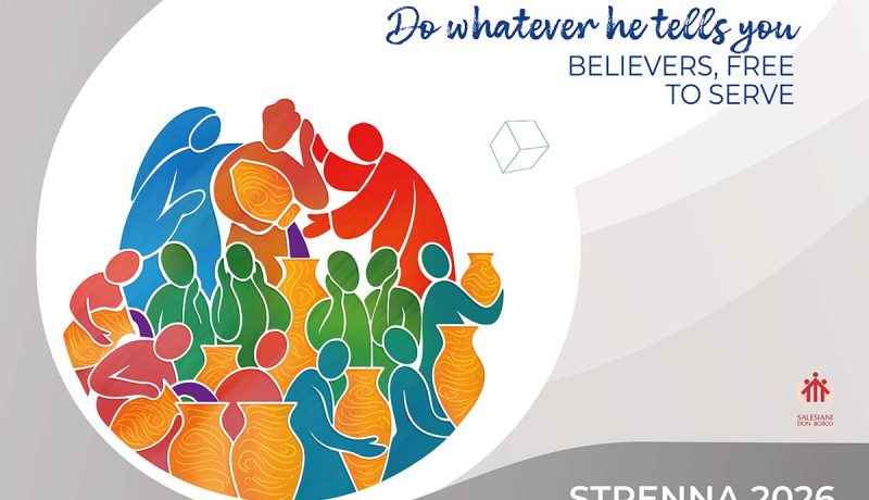 The poster that will accompany the Rector Major Fr Fabio Attard's Strenna for 2026, has been chosen and is now available online. It is a graphic expression of the motto already announced last August: ‘DO WHATEVER HE TELLS YOU. Believers, free to serve’. Below is an explanation of the image that makes up the poster.